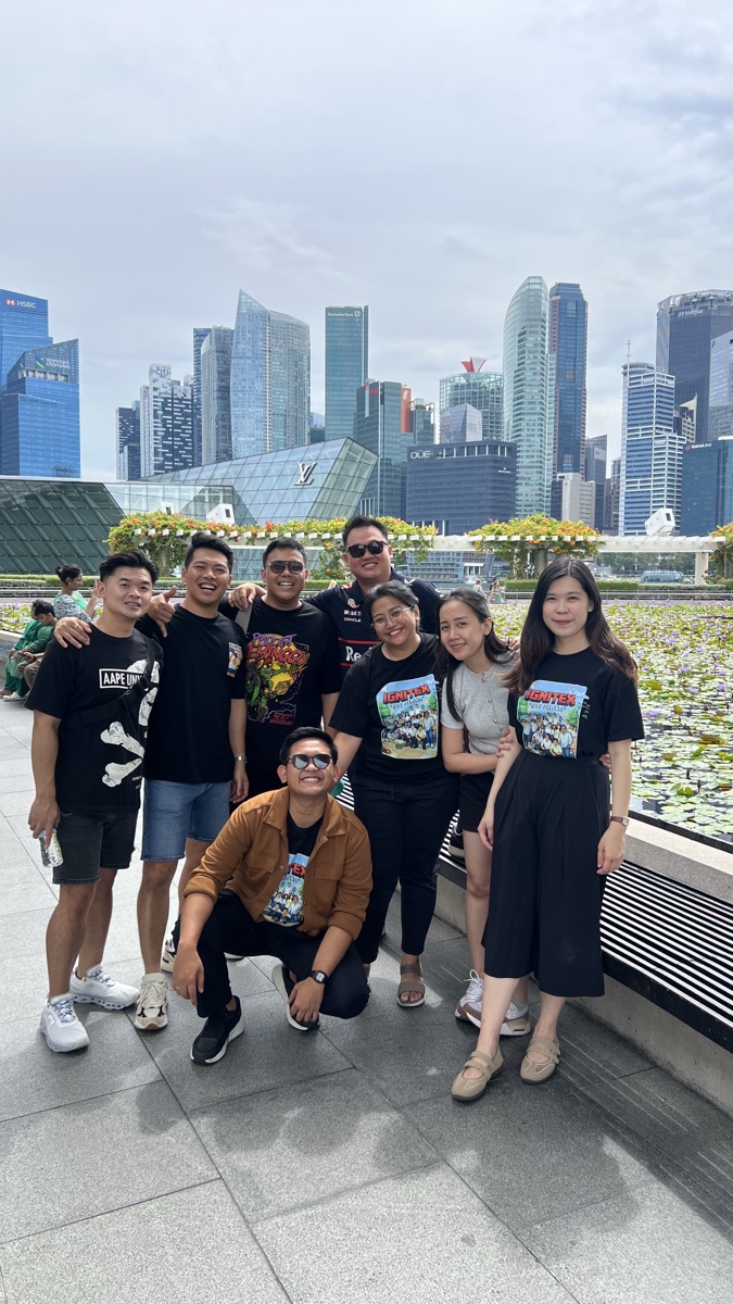 Tim Sprout di Marina Bay Singapore