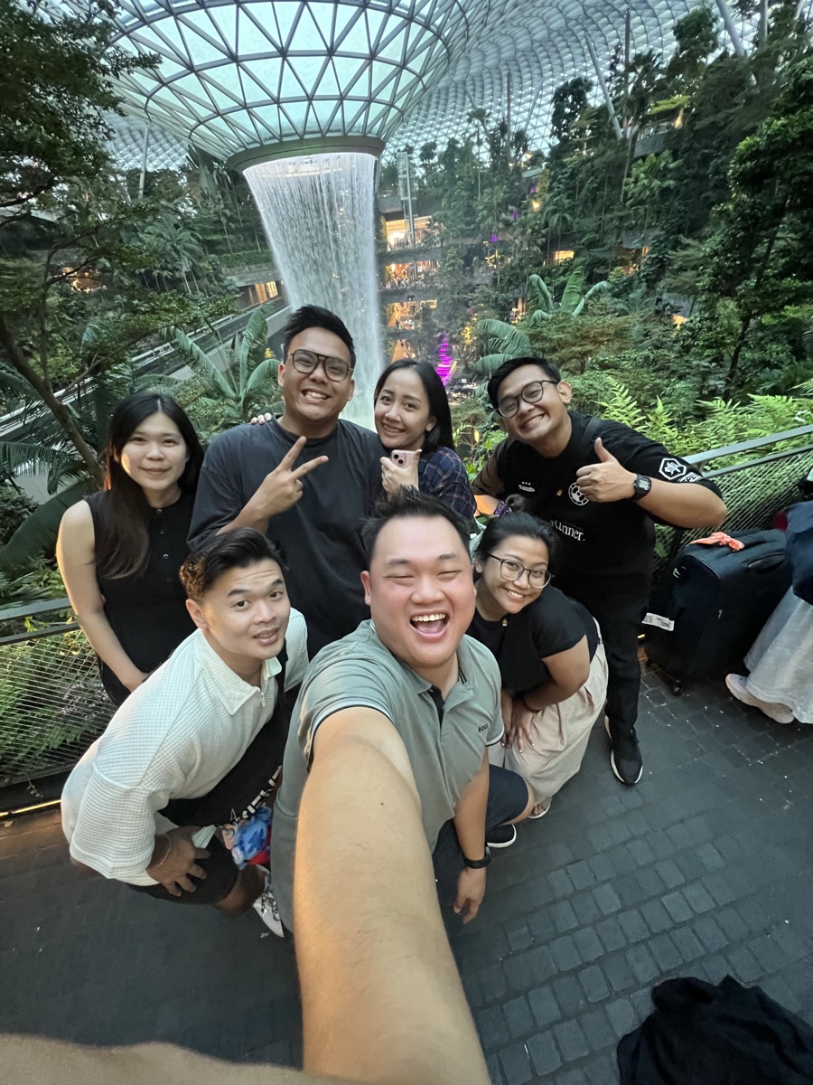 Selfie di Jewel Changi